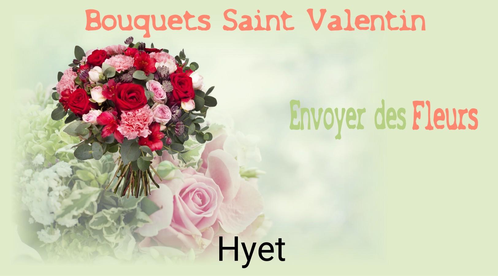 Roses de Saint-Valentin livrées à Hyet